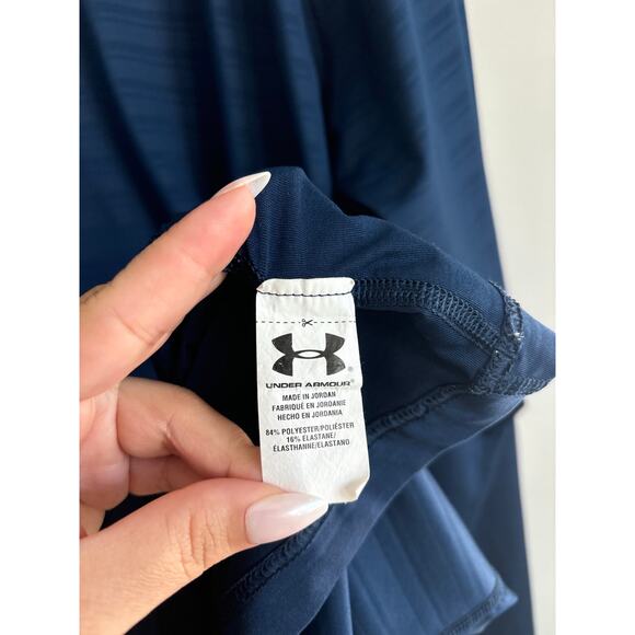 Under Armour Loose Fit Quarter Zip Navy Blue Size 2XL - Picture 3 of 4